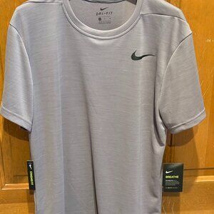 Nike Mens Dri-Fit T-Shirt - Gray